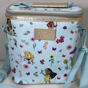 Disney Princesses Insulated Lunch Box Bag Shoulder Strap Cinderella Tinkerbell